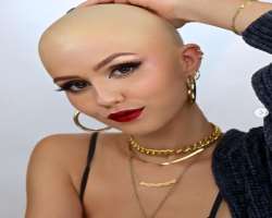 She shaved her head in November 2020.